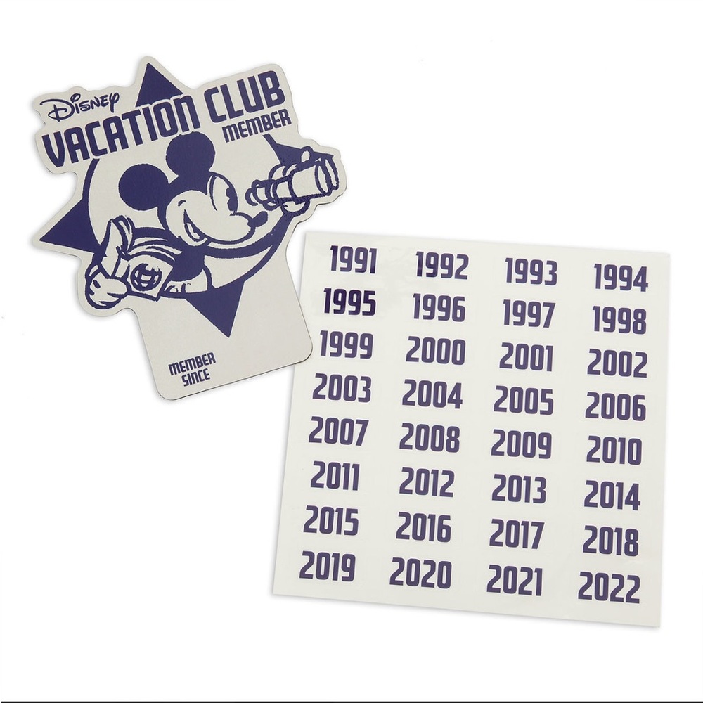 Disney Vacation Club Member Year Car Magnet
